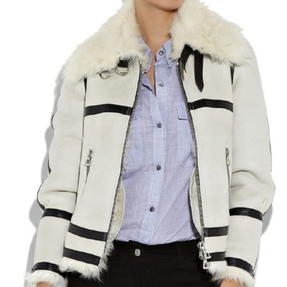 Runway Isabel Marant Micha Suede Shearling - Picture 3 of 8